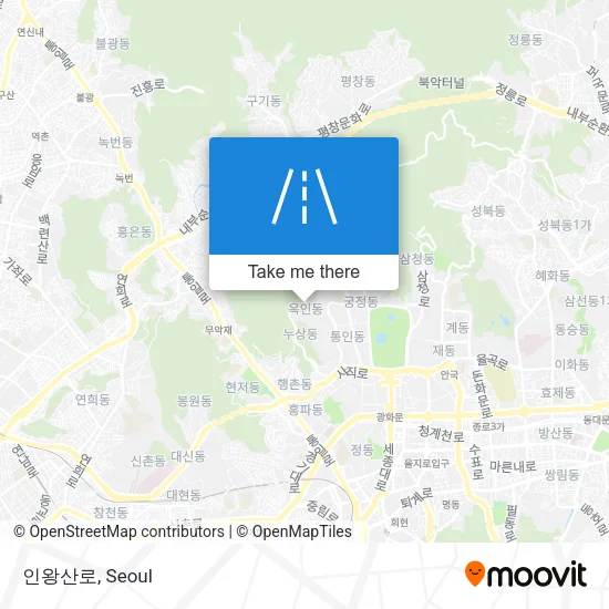인왕산로 map