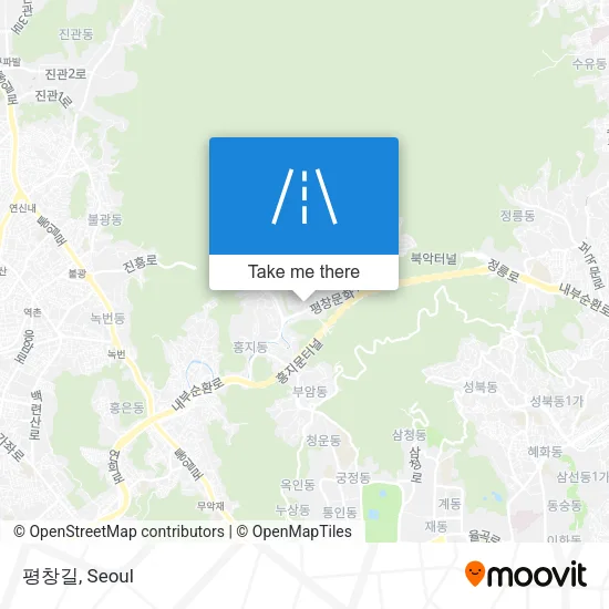 평창길 map