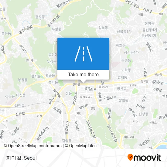 피마길 map