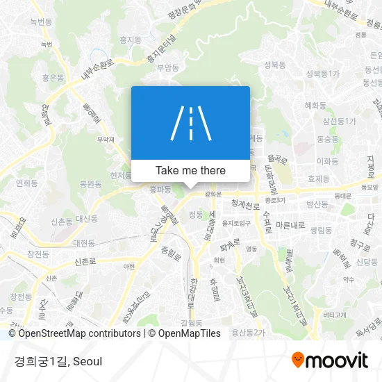 경희궁1길 map