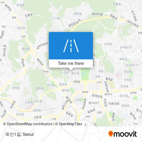 옥인1길 map