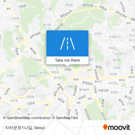 자하문로1나길 map