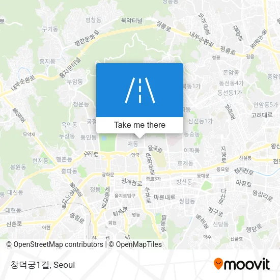 창덕궁1길 map