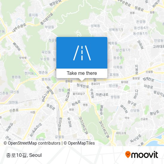 종로10길 map