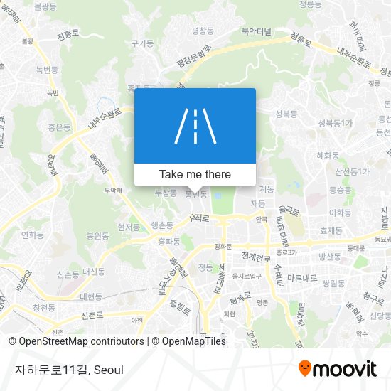 자하문로11길 map