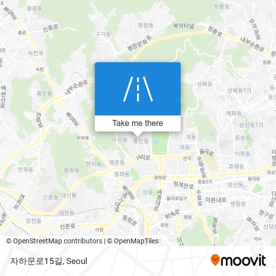 자하문로15길 map