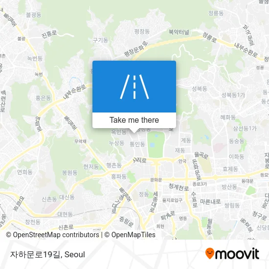 자하문로19길 map
