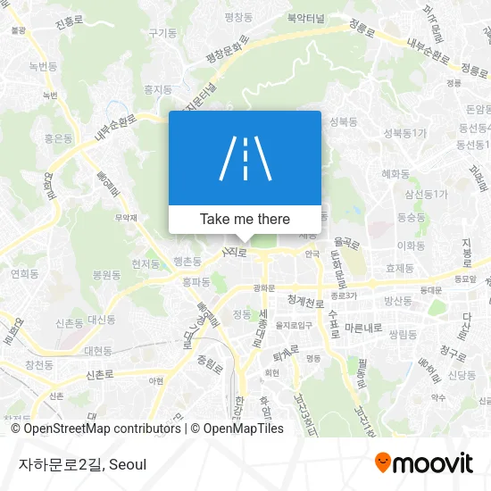 자하문로2길 map