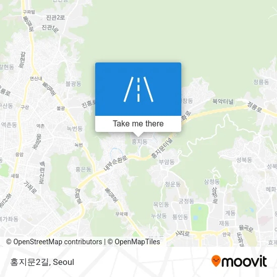 홍지문2길 map