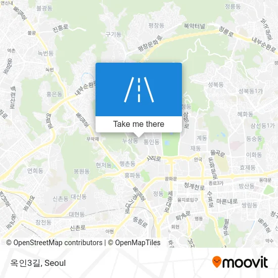 옥인3길 map