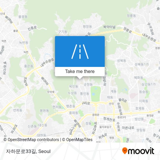 자하문로33길 map
