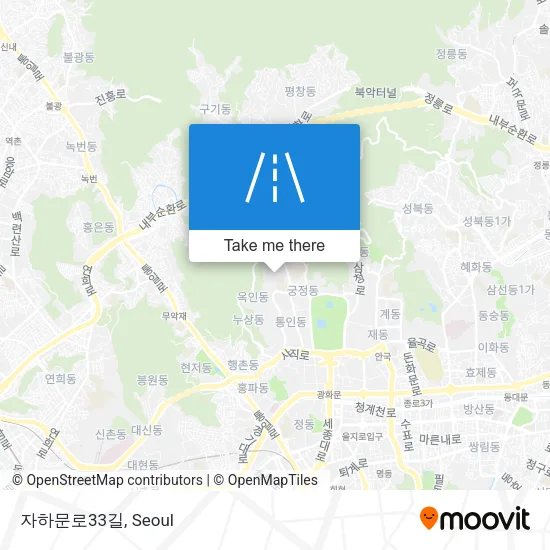 자하문로33길 map