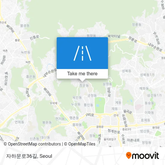 자하문로36길 map