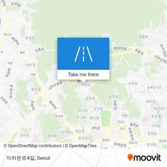 자하문로4길 map