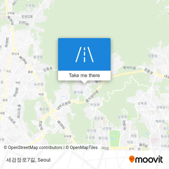 세검정로7길 map