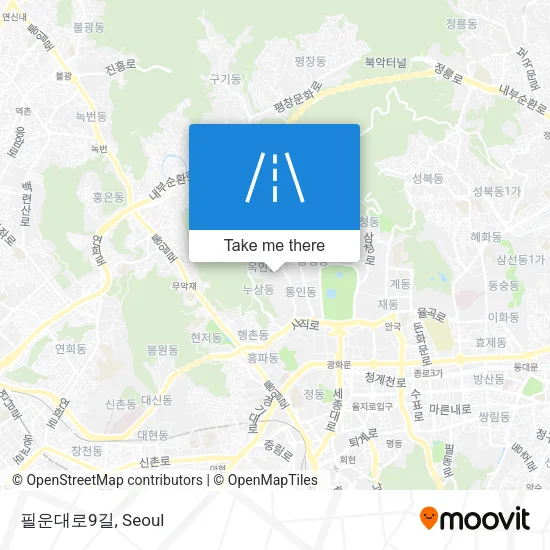 필운대로9길 map