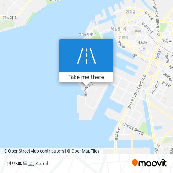 연안부두로 map
