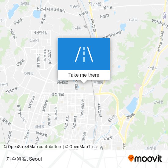 과수원길 map