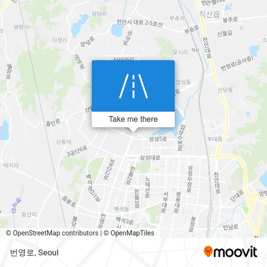 번영로 map