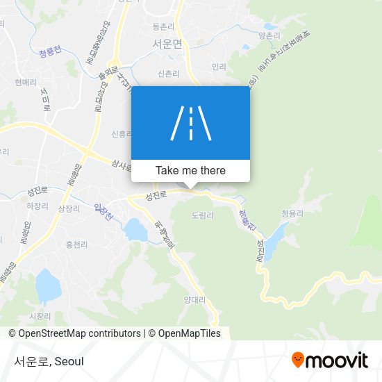 서운로 map