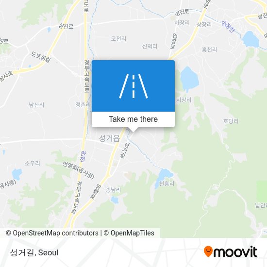 성거길 map