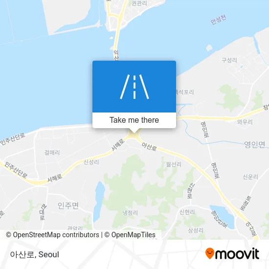 아산로 map