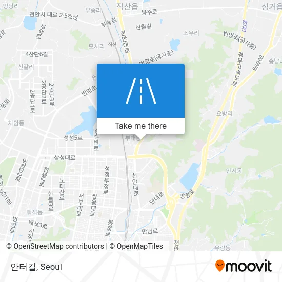 안터길 map