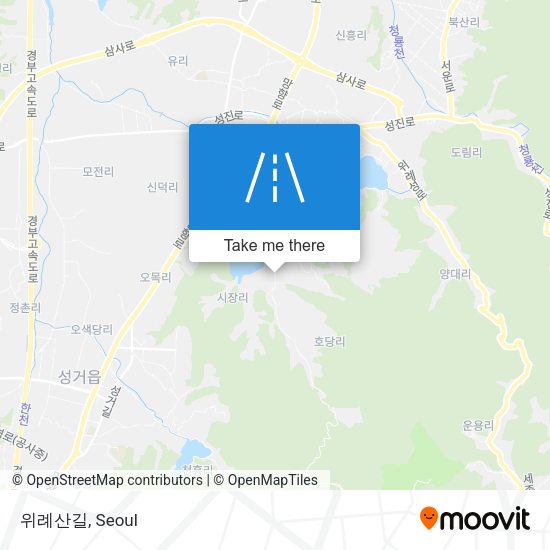위례산길 map