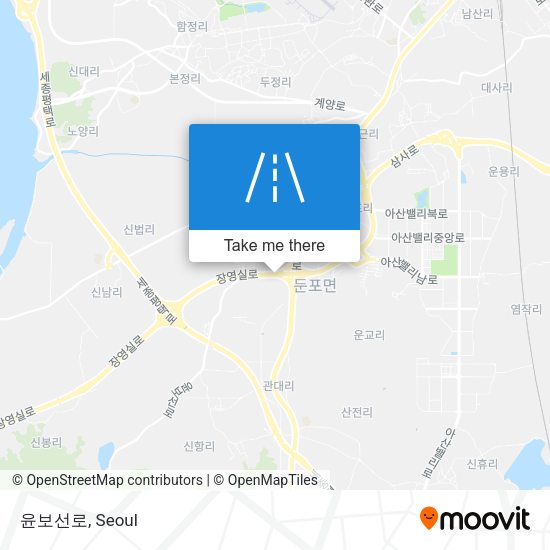 윤보선로 map