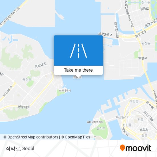작약로 map