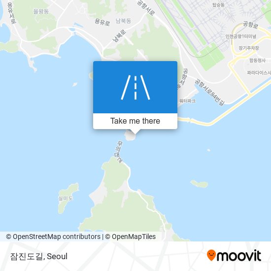 잠진도길 map