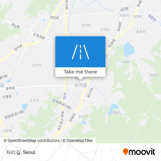 저리길 map