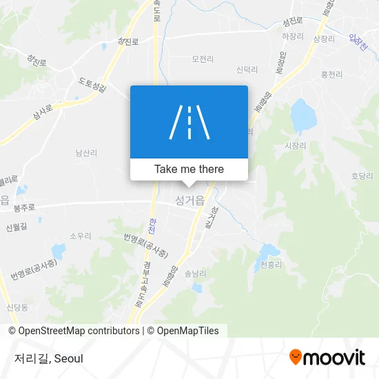 저리길 map