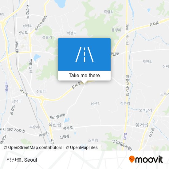 직산로 map