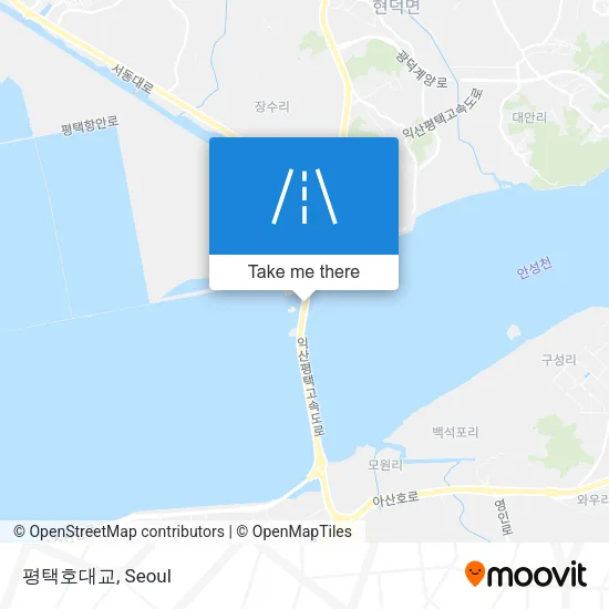평택호대교 map