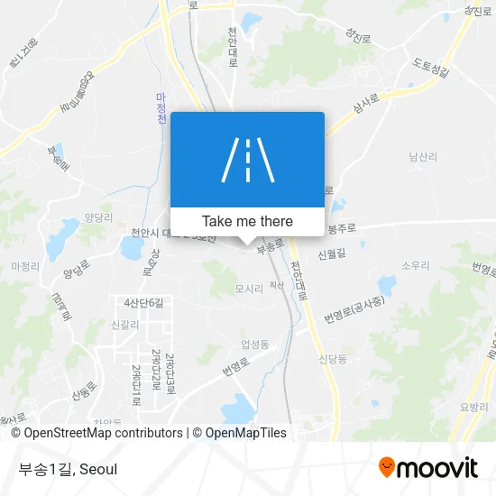 부송1길 map