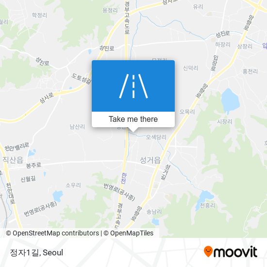 정자1길 map