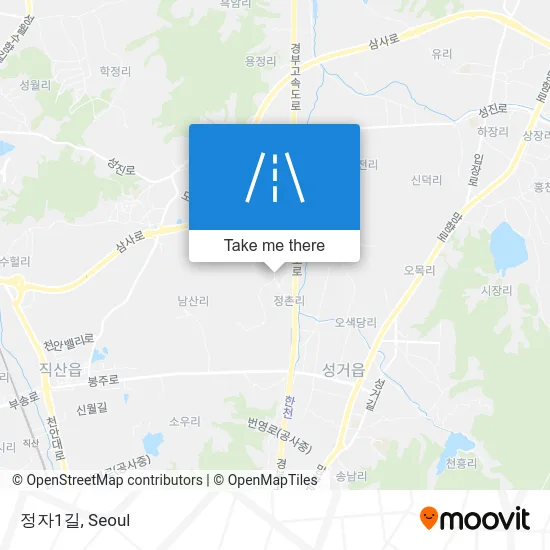 정자1길 map
