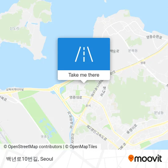 백년로10번길 map