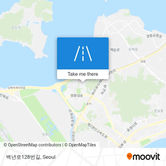 백년로128번길 map