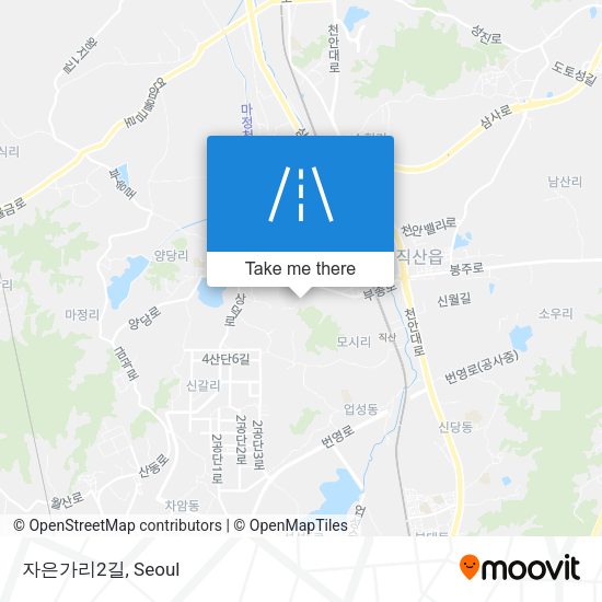 자은가리2길 map