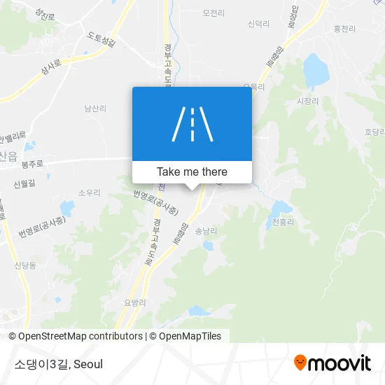 소댕이3길 map