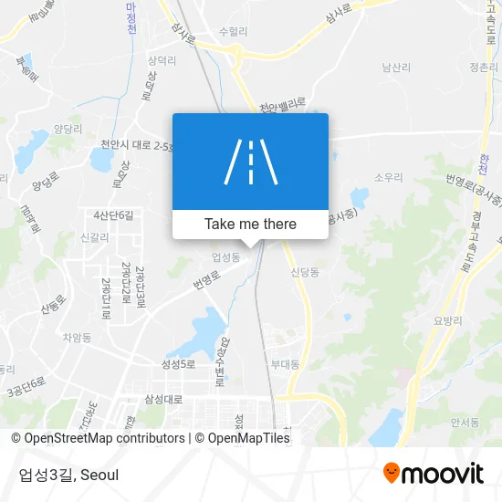 업성3길 map