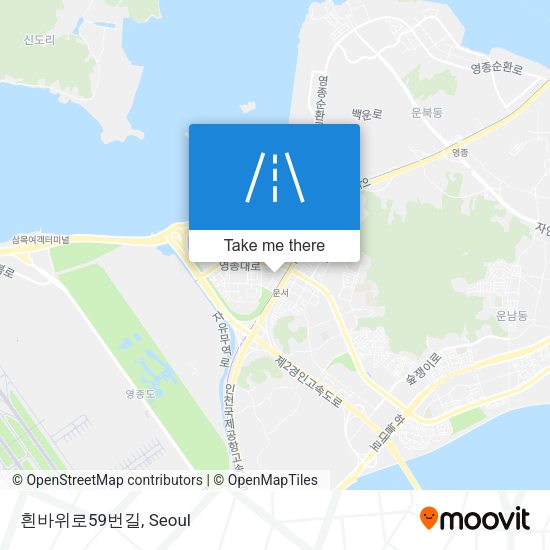 흰바위로59번길 map