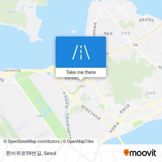 흰바위로59번길 map