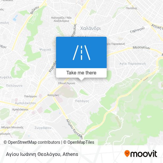 Αγίου Ιωάννη Θεολόγου map