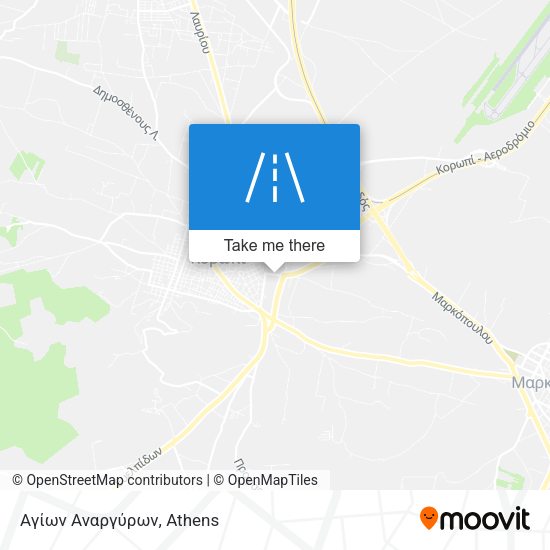 Αγίων Αναργύρων map
