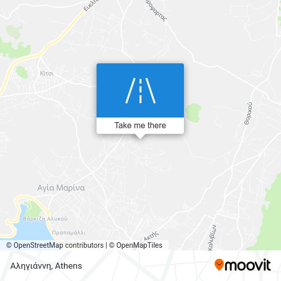 Αληγιάννη map
