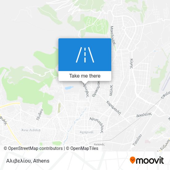 Αλιβελίου map