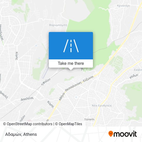 Αδαμών map
